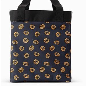 Thirty-One Essential Storage tote Sketched Pumpkins